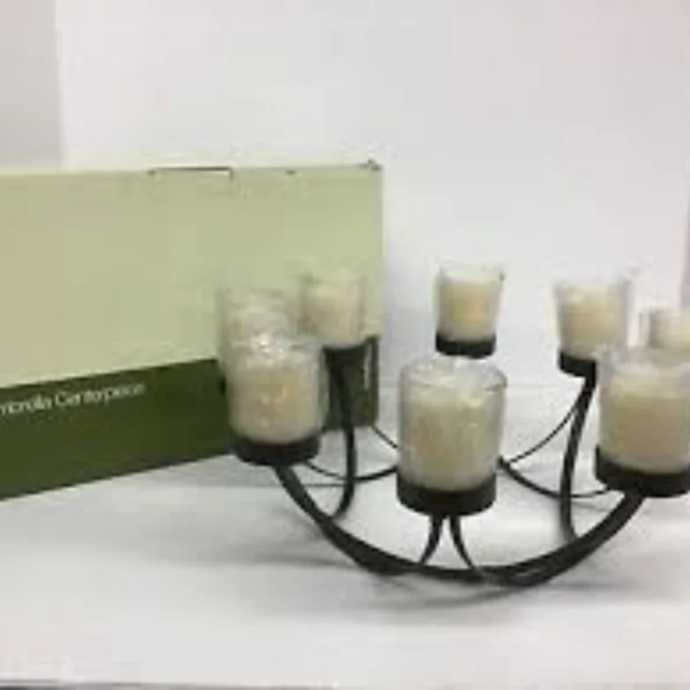 Crate & Barrel Patio Umbrella Centerpiece Candle Holder